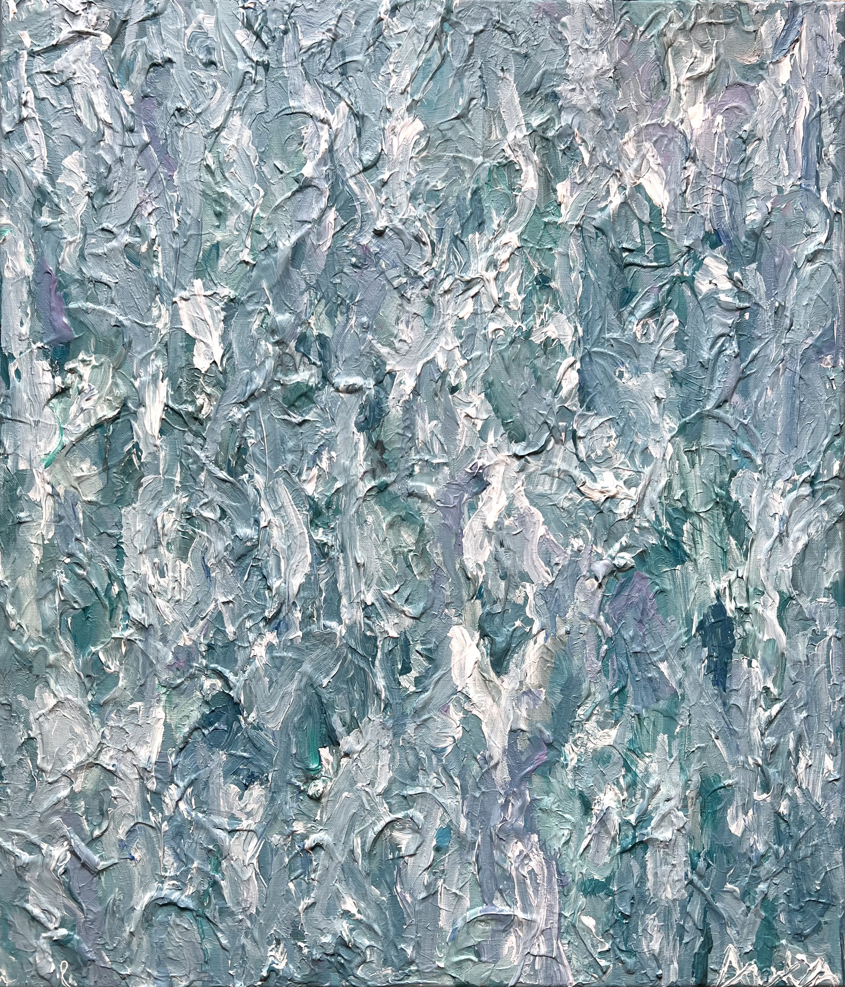 Průsvit | Lumen, 120x80, acrylic on canvas, 2022