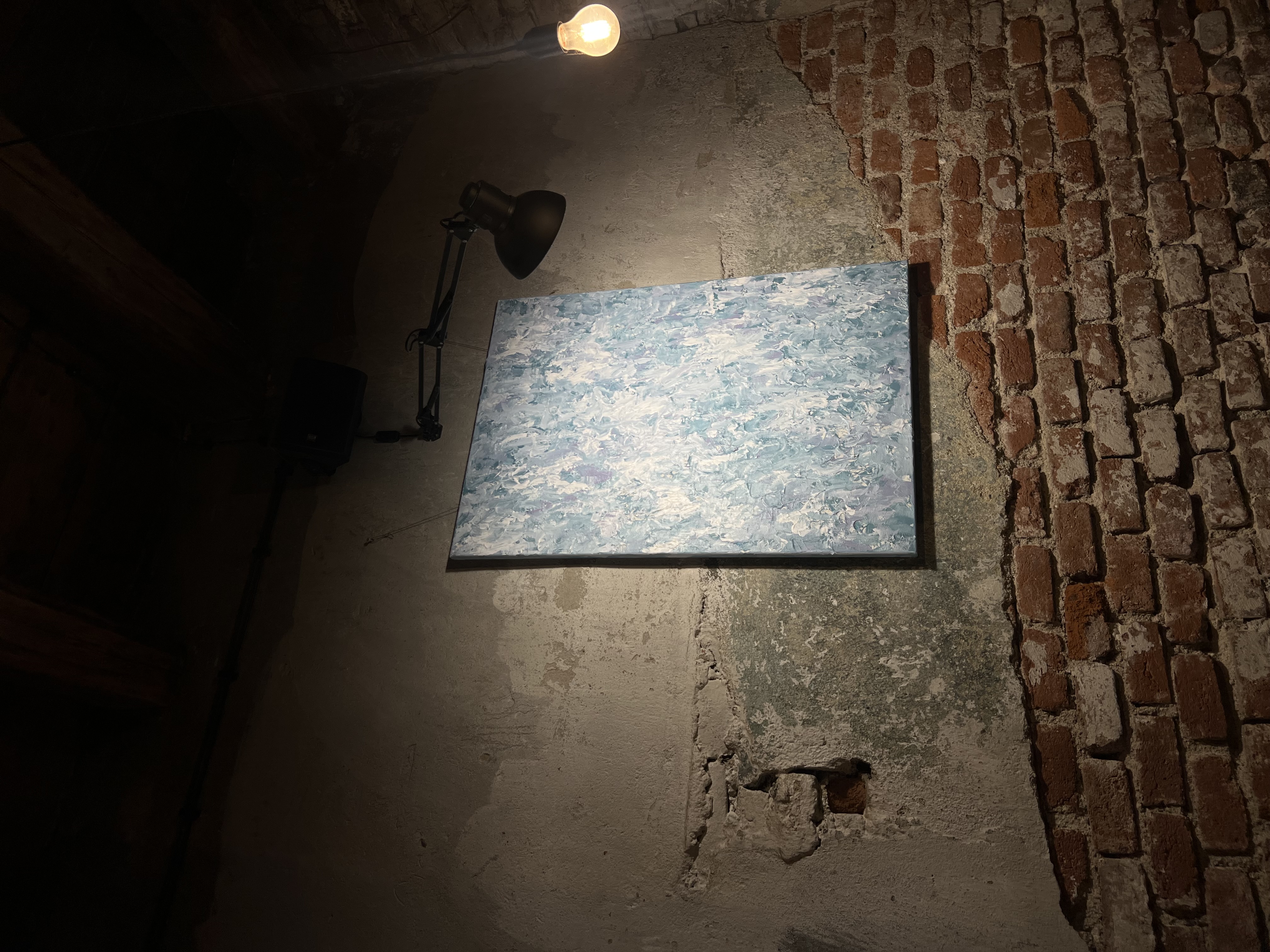 Letní déšť | Summer rain, 100x70, acrylic on canvas, 2022