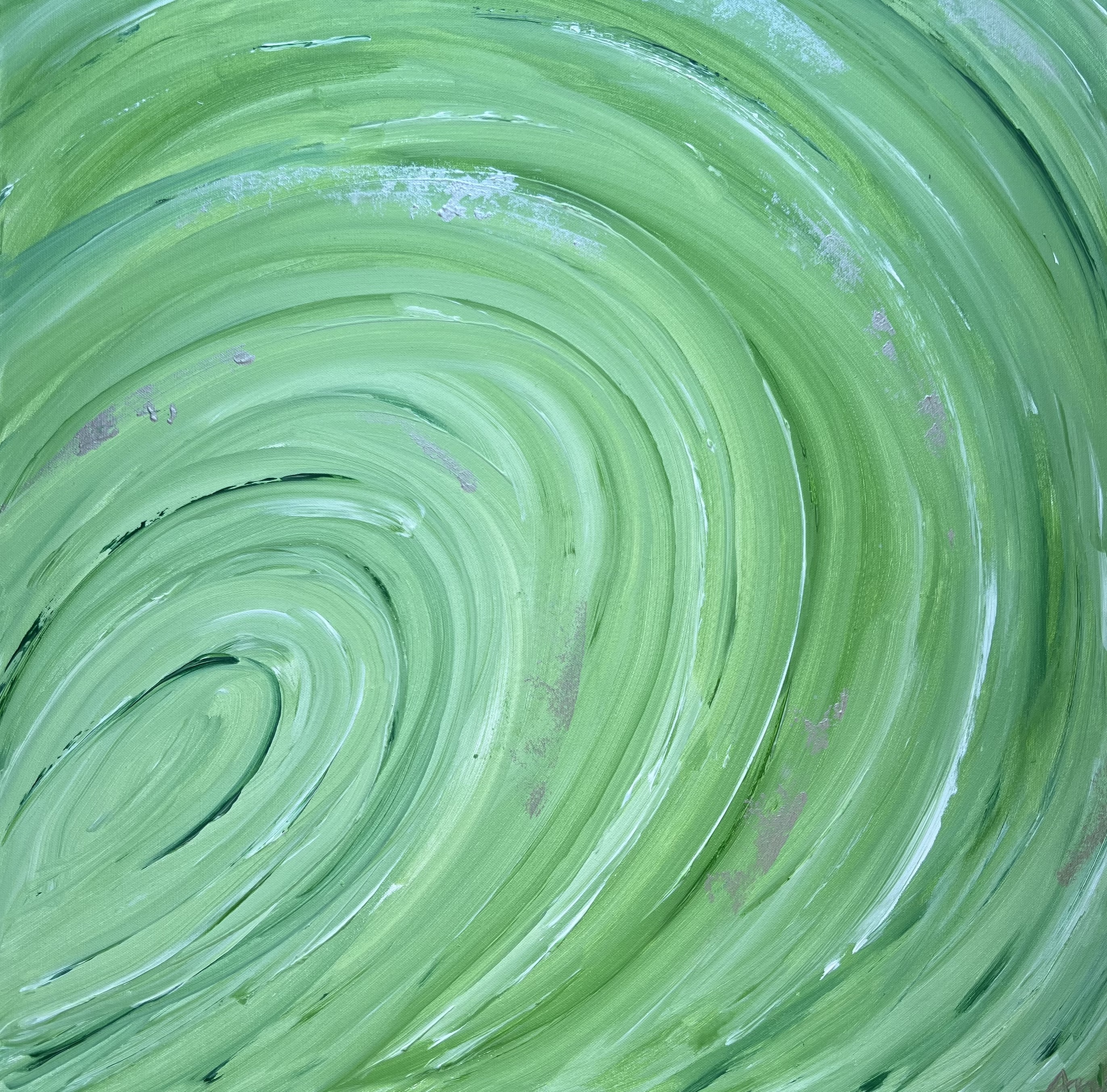 Kde SustainCycle, 60x60, acrylic on canvas, 2024