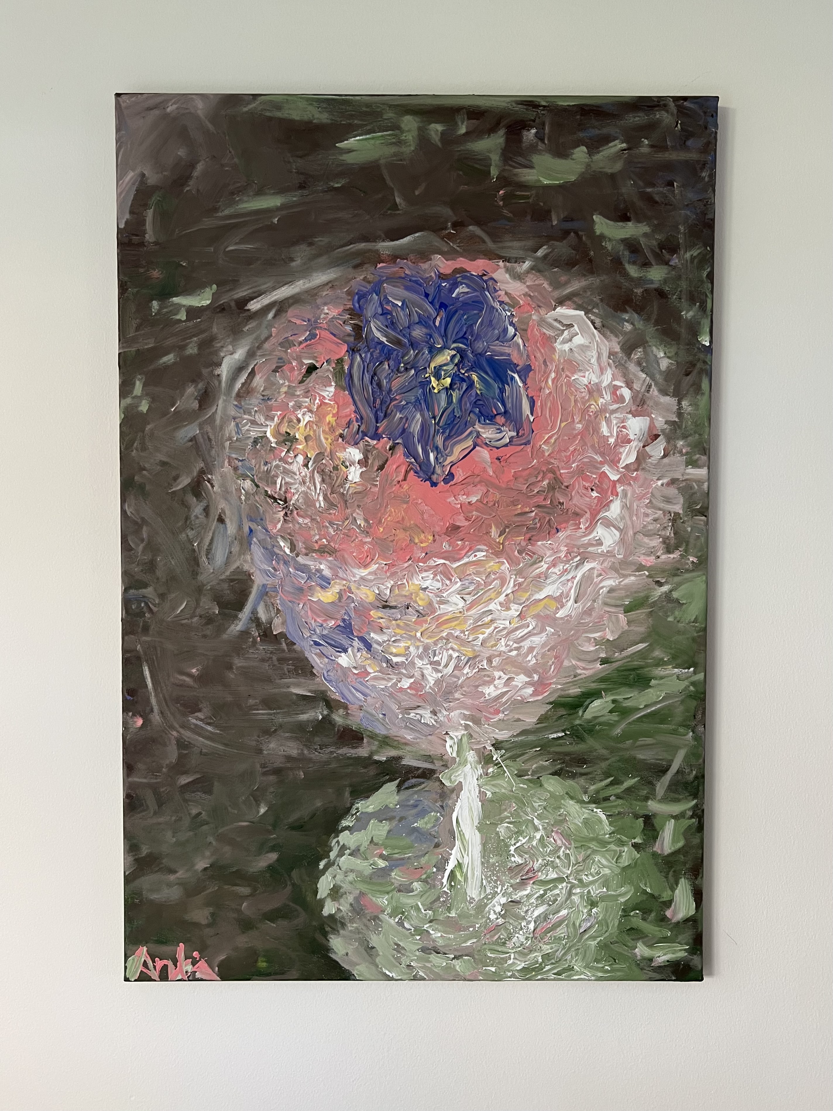 Indický oceán | Indian ocean, 120x80, acrylic on canvas, 2022